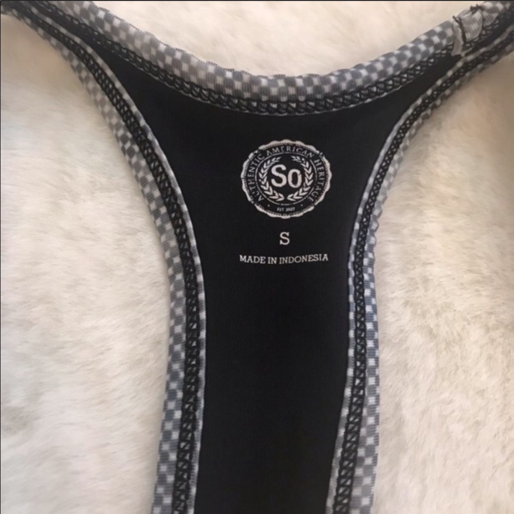 🌻 3/$15 So Gray Athletic Sports Bra Size Small - Picture 5 of 5